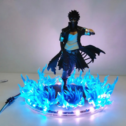 Anime Figure My Hero Academia Dabi Blue Fire Scene DIY Led PVC Toy 17cm Boku no Hero Academia Dabi Action Figurine Doll Juguetes - Image 4