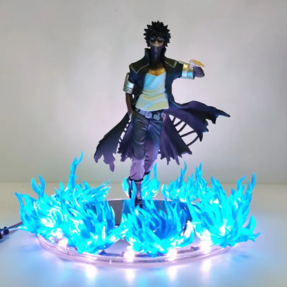 Anime Figure My Hero Academia Dabi Blue Fire Scene DIY Led PVC Toy 17cm Boku no Hero Academia Dabi Action Figurine Doll Juguetes - Image 2