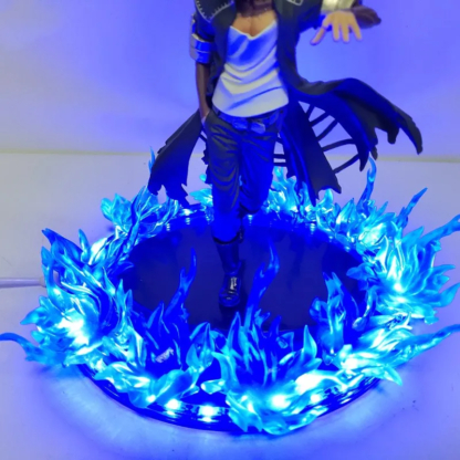 Anime Figure My Hero Academia Dabi Blue Fire Scene DIY Led PVC Toy 17cm Boku no Hero Academia Dabi Action Figurine Doll Juguetes - Image 6