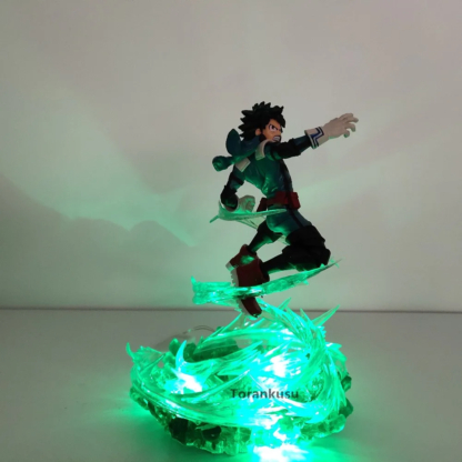 My Hero Academia Anime Figures Bakugou Katsuki VS Midoriya Izuku Action Figures Led Toy Boku no Hero Academia Battle Decor Scene - Image 4