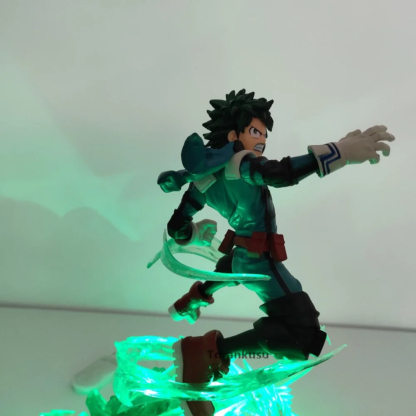 My Hero Academia Anime Figures Bakugou Katsuki VS Midoriya Izuku Action Figures Led Toy Boku no Hero Academia Battle Decor Scene - Image 5