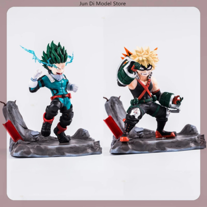 My Hero Academia Bakugou Katsuki Midoriya Izuku Anime Battle Figure Model Statue Collection Desktop Decoration Ornament Toy Gift