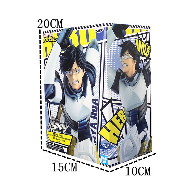 Bandai Genuine My Hero Academia Anime BFC Iida Tenya Action Figures Collectible Model Ornaments Doll Toys Gifts for Kids