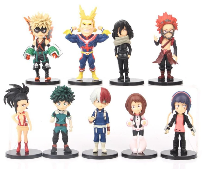 1 pc Anime My Hero Academia Action Figures Todoroki Shoto Deku All Might Bakugou Katsuki Collection Kid Gift Toy