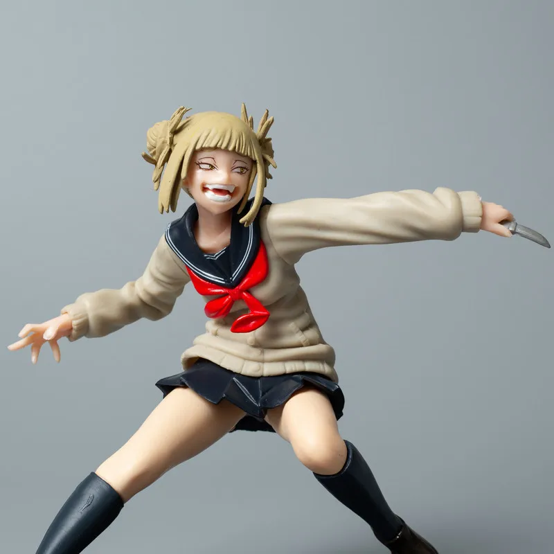 14cm My Hero Academia Dabi Cross my body Himiko Toga Boss Nine Anime Figure Action Figure Figurine Collection Model Doll Toys