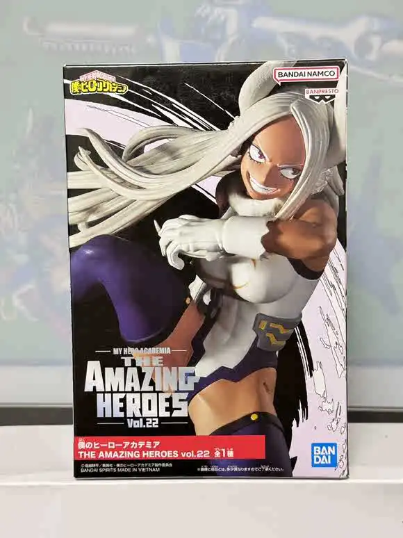 Genuine BANDAI BANPRESTO Anime My Hero Academia Miruko Action Figure Bunny Heros Mirko Collection Model Toy Kids Birthday Gifts