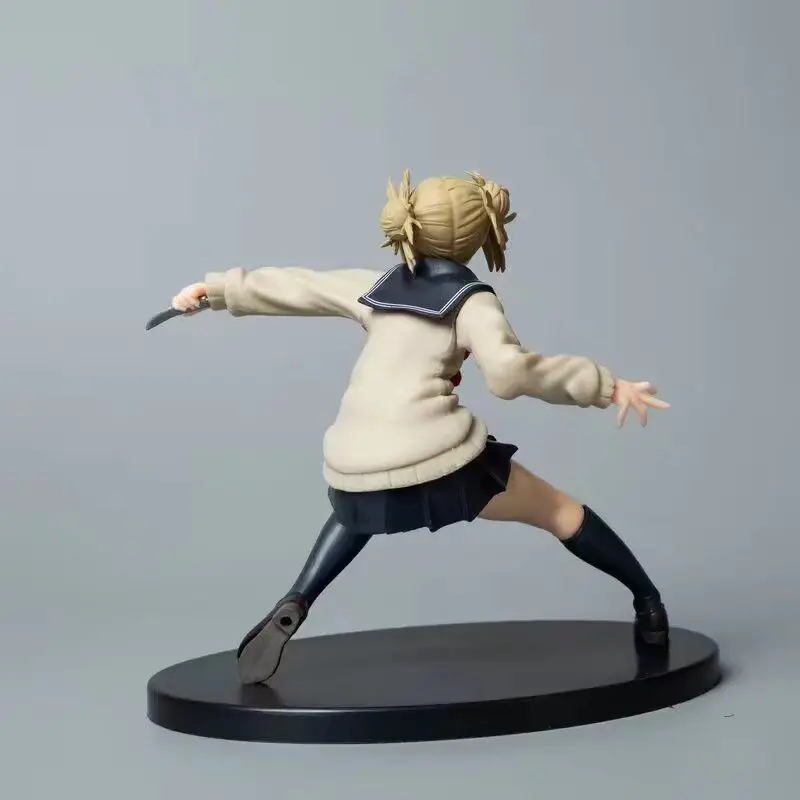 14cm My Hero Academia Himiko Toga Attack 2nd Anime Figure Model Statue Boys Collection Desktop Decoration Ornament Toys Gifts