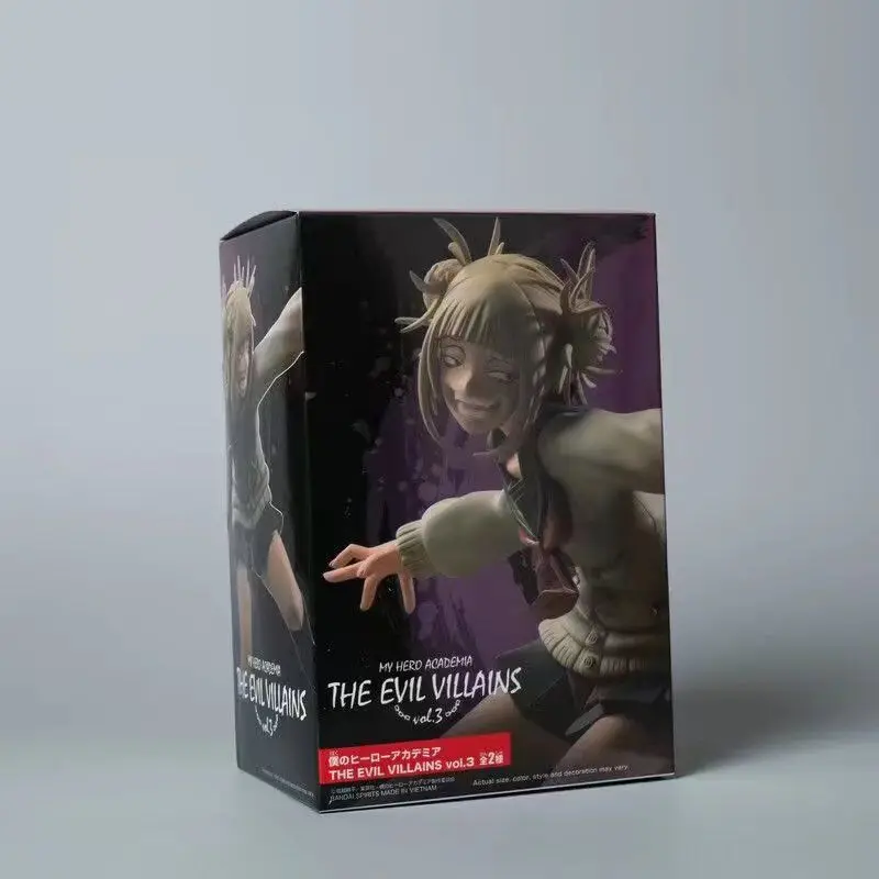 14cm My Hero Academia Himiko Toga Attack 2nd Anime Figure Model Statue Boys Collection Desktop Decoration Ornament Toys Gifts