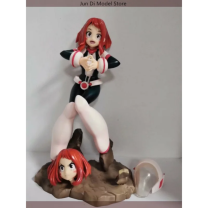 21cm My Hero Academia Uraraka Ochako Anime Girl Figure Model Statue Boys Collection Desktop Decoration Ornament Toys Gifts