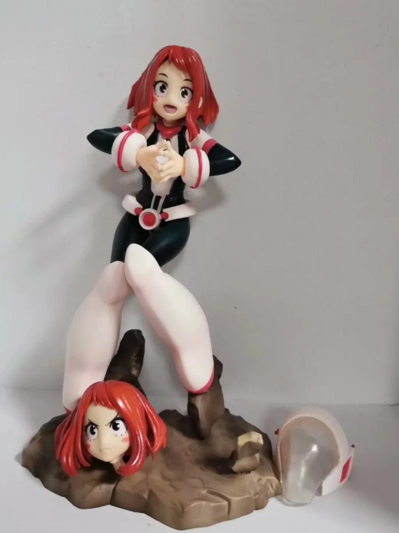 21cm My Hero Academia Uraraka Ochako Anime Girl Figure Model Statue Boys Collection Desktop Decoration Ornament Toys Gifts