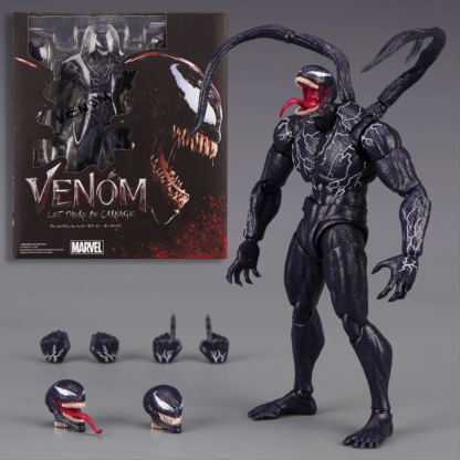 AMAZING YAMAGUCHI Venom Carnage Spider Man legends Action Figure Joint Movable Face Statue Model Doll Collectible kids for Toy - Image 2