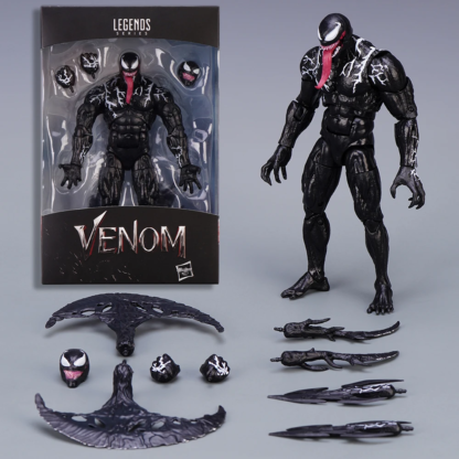 AMAZING YAMAGUCHI Venom Carnage Spider Man legends Action Figure Joint Movable Face Statue Model Doll Collectible kids for Toy - Image 4