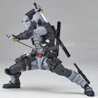 Amazing Yamaguchi 025EX Deadpool 3 Action Figure PVC Collection 15cm Revoltech Wade Winston Wilson Movable Figures Model Toys - Image 4