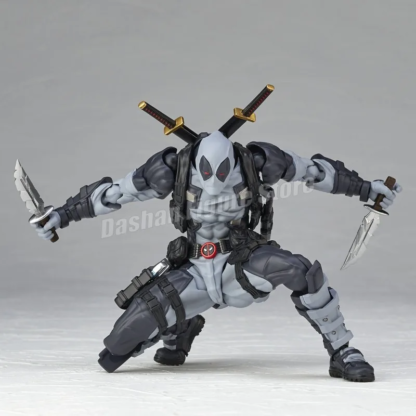 Amazing Yamaguchi 025EX Deadpool 3 Action Figure PVC Collection 15cm Revoltech Wade Winston Wilson Movable Figures Model Toys - Image 5