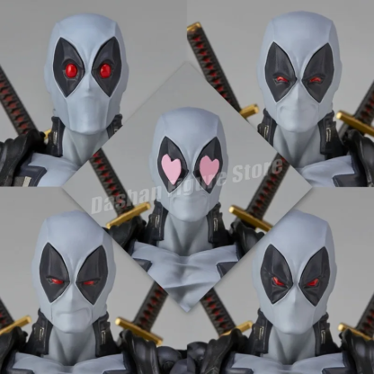 Amazing Yamaguchi 025EX Deadpool 3 Action Figure PVC Collection 15cm Revoltech Wade Winston Wilson Movable Figures Model Toys - Image 6