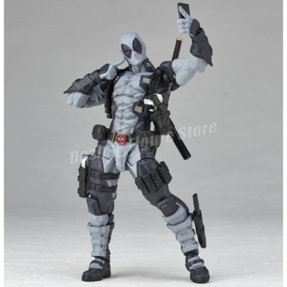 Amazing Yamaguchi 025EX Deadpool 3 Action Figure PVC Collection 15cm Revoltech Wade Winston Wilson Movable Figures Model Toys - Image 3