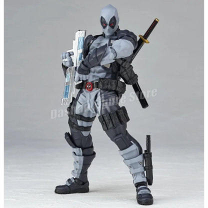 Amazing Yamaguchi 025EX Deadpool 3 Action Figure PVC Collection 15cm Revoltech Wade Winston Wilson Movable Figures Model Toys - Image 2