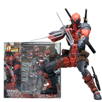 Yamaguchi Deadpool Wolverine 2.0 Action Figure Toys 15cm Super Hero Dead Pool Movable Statues Model Doll Collectible