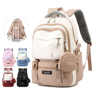 BAIJIAWEI Girls Waterproof School Bags With purse For Teenage girls Children Backpack schoolbag Printing Kids School