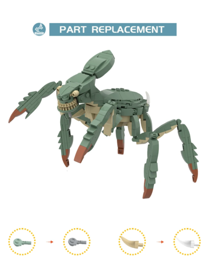 BuildMoc Space Wars Acklay Monster Building Blocks Set Movies Arena Beast Crustaceans Figures Bricks Toys For Children Kid Gifts - Image 5