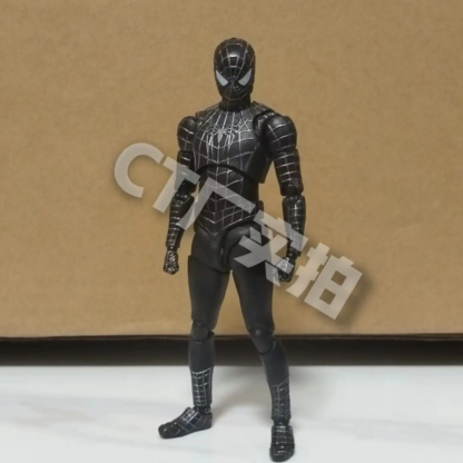 Spider-Man Black Suit Version S.H.Figuarts Spiderman Venom Shf Action Figures Statue Figurine Model Gifts Kids Toys - Image 6