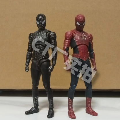 Spider-Man Black Suit Version S.H.Figuarts Spiderman Venom Shf Action Figures Statue Figurine Model Gifts Kids Toys - Image 5