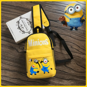Minions Crossbody Bag Chest Bag Minion Shoulder Bag Messenger Travel Casual Storage Pouch Handbag Anime Backpack 2