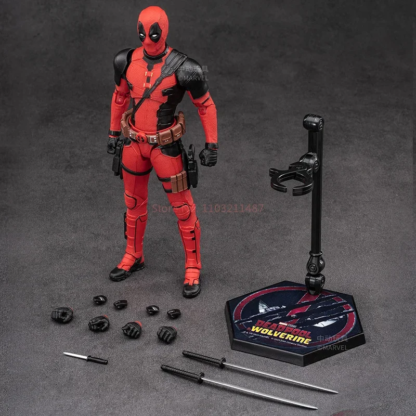 Original Marvel Legends Deadpool Wolverine Action Figure Model Deadpool 3 Serise Zd Toys Anime Statue Figurine Gifts Kids Toys - Image 6