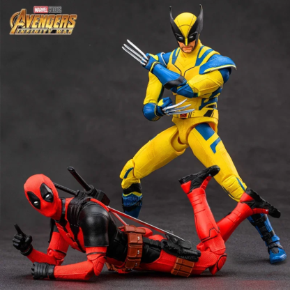 Original Marvel Legends Deadpool Wolverine Action Figure Model Deadpool 3 Serise Zd Toys Anime Statue Figurine Gifts Kids Toys