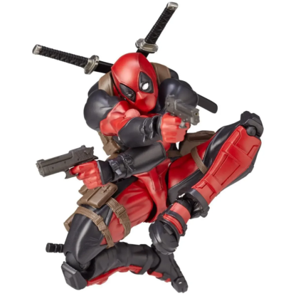 Revoltech Yamaguchi Deadpool & Wolverine Marvel Action Figure Marvel legends Joint Movable KAIYODO Movie Model for Kids Gift - Image 4