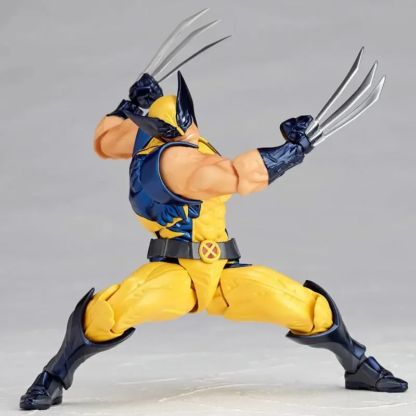 Revoltech Yamaguchi Deadpool & Wolverine Marvel Action Figure Marvel legends Joint Movable KAIYODO Movie Model for Kids Gift - Image 6