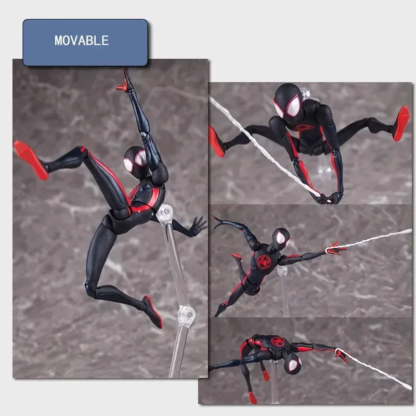 Shf Anime Spider-man Figuarts Miles Morales Gwen Action Figures Gwen Spider Woman Figurine Spiderman Figure Pvc Model Doll Toys - Image 5