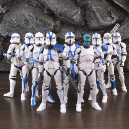 Star Wars 104th 212th 442nd 332nd 501st 6" Action Figure ARC ARF Trooper Shock Asohka Commander Phase 2 Episode II Clone Toys - Image 3