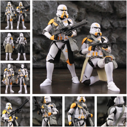 Star Wars 104th 212th 442nd 332nd 501st 6" Action Figure ARC ARF Trooper Shock Asohka Commander Phase 2 Episode II Clone Toys - Image 2