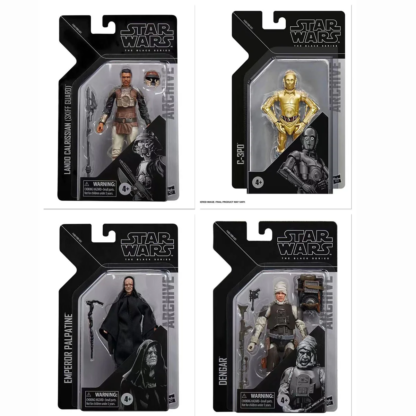 Star Wars Archive Emperor Palpatine Bounty Hunter Dengar C3po Lando Calrissian 6" Action Figure Black Series Toys Doll Model