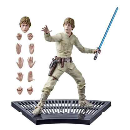 Star Wars Luke Skywalker New Hope Edition Action Figure Movable Alloy Skeleton Skywalker Luke With Lightsaber Collection Model