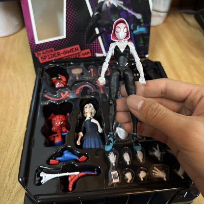 Sv Action Gwen Stacy Action Figure Collection Sentinel Spider Gwen Marvel Spider-Man Into the Spider Verse Figures Model Toys - Image 6