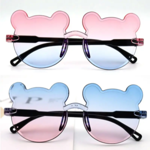 Trendy Girls Cartoon Eyeglasses Shades Driver Anti Glare Boys Fashion Outdoor Children Glasses Kids Sun Sunglasses